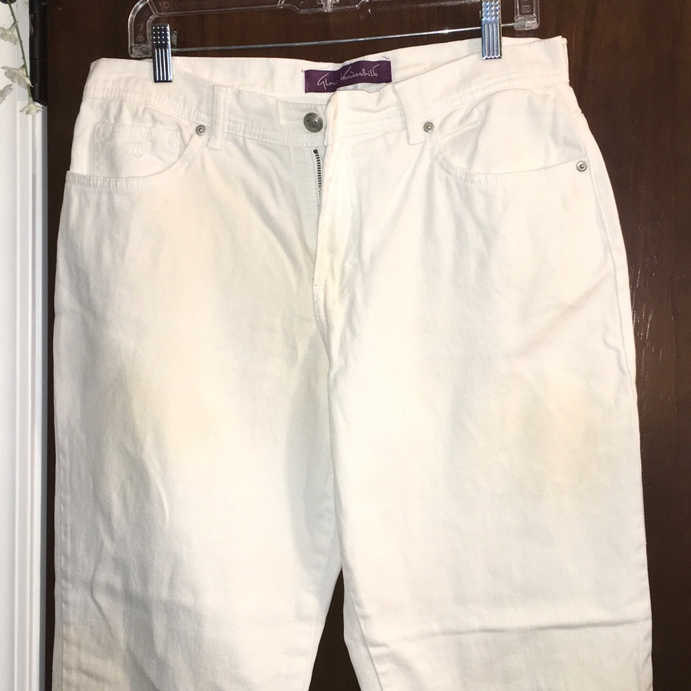 Gloria Vanderbilt White High-Rise Women's Jeans